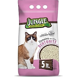 Jungle Bentonit Kedi Kumu İnce Natural 5 lt