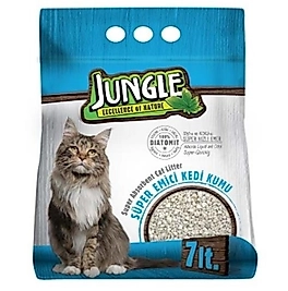 Jungle Diatomit Süper Emici Kedi Kumu 7 lt.