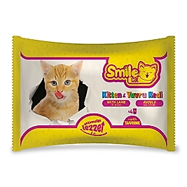 Smile Cat Pouch Yavru Kuzulu 4*100 Gr