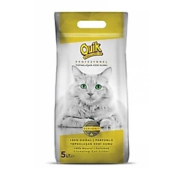 Quik Bentonit Kedi Kumu İnce 5 Lt (Pudra Kokulu)